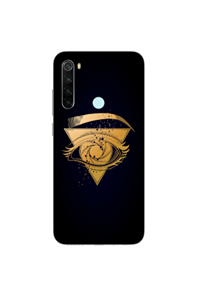 Other Xiaomi Redmi Note 8 Triangular gold eye Transparent Silicone TPU Θήκη