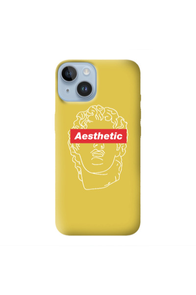 Other Apple iPhone 14 Plus Aesthetic Yellow Colored Silicone TPU Θήκη
