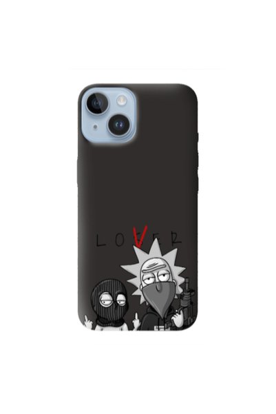 Other Apple iPhone 14 Rick Loser Black Colored Silicone TPU Θήκη