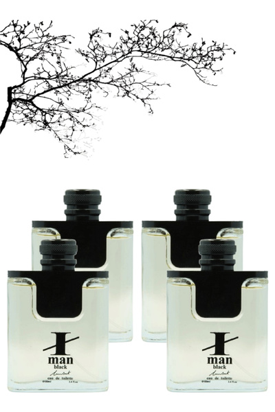 Man 4 قطع عطر أسود 100 مل