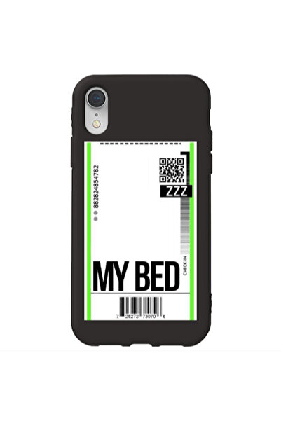 Other Apple iPhone Xr My Bed ZZZ Black Colored Silicone TPU Θήκη