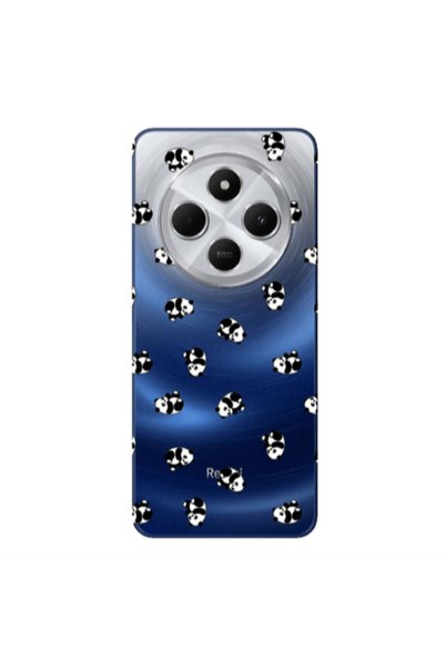 Other Xiaomi Redmi 14c Small Pandas Transparent Silicone TPU Θήκη