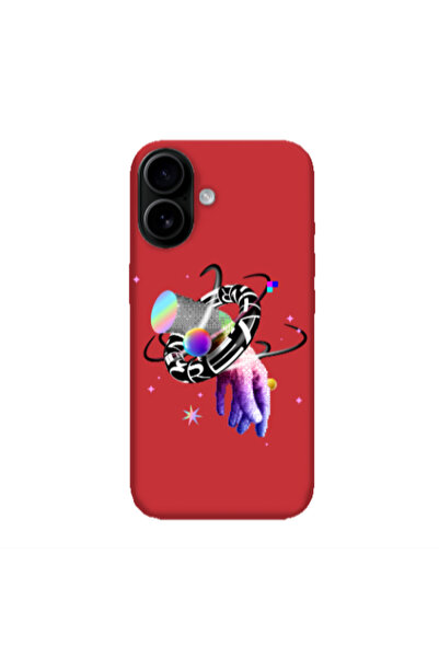 Other Apple Iphone 16 plus Y2k Red Colored Silicone TPU Θήκη