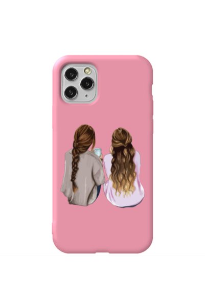 Other Apple iPhone 11 Pro Friends Pink Colored Silicone TPU Θήκη