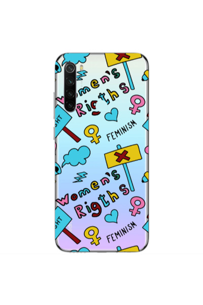 Other Xiaomi Redmi Note 8 Feminism Transparent Silicone TPU Θήκη