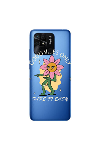 Other Xiaomi Redmi 10C Good Vibes Only Transparent Silicone TPU Θήκη