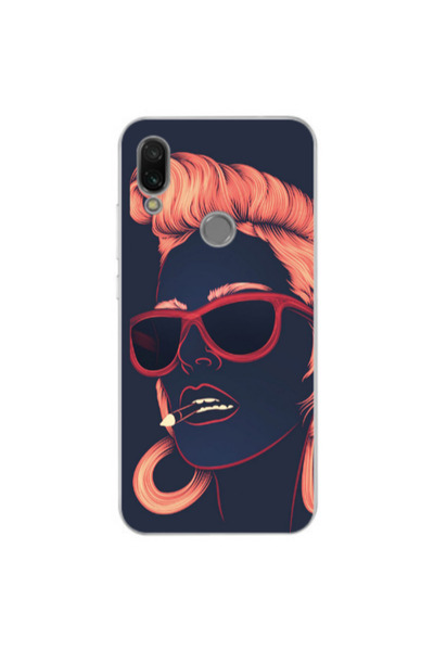 Other Xiaomi Redmi Note 7 Girl retro Transparent Silicone TPU Θήκη
