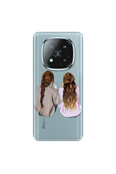 Other Xiaomi Redmi Note 14 Pro + 5g Friends Transparent Silicone TPU Θήκη