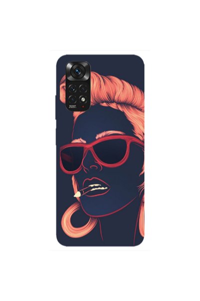Other Xiaomi Redmi Note 11S NFC Girl retro Transparent Silicone TPU Θήκη