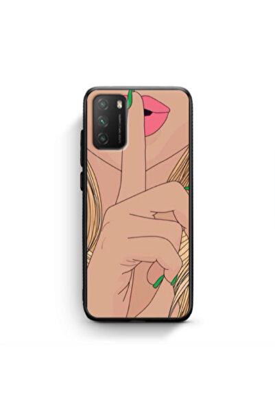 Other Xiaomi Poco M3 Shut up Black Glossy Θήκη