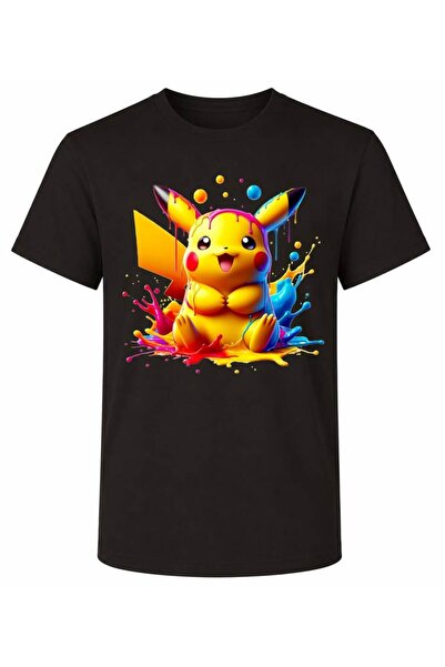 ROLY Tricou Unisex Bumbac Print Pikachu, Pokémon,