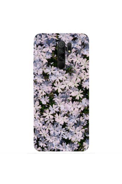 Other Xiaomi Redmi 9 Flowers white Transparent Silicone TPU Θήκη