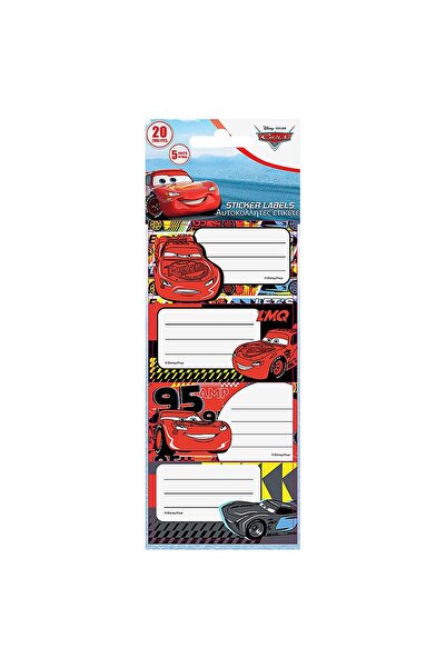 CARS ΕΤΙΚΕΤΕΣ 0563896 20 τεμάχια (5 ΣΧΕΔΙΑΣΜΟΙ)