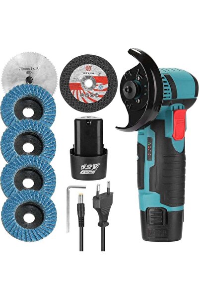 Generic Cordless Angle Grinder Kit - Rechargeable Electric Grinding Machine w...