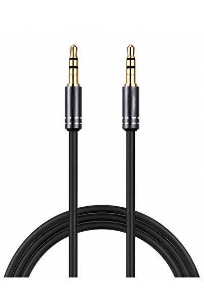 2 Metre 3.5mm AUX Ses Kablosu Gold Uçlu Erkek-Erkek Stereo Audio Kablosu