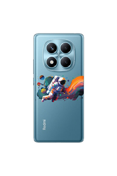 Other Xiaomi Redmi Note 14 Pro Rainbow Space Transparent Silicone TPU Θήκη