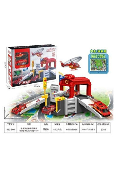 Ciuciubabka Set baza de pompieri Ciuciubabka, 24 piese, multicolor