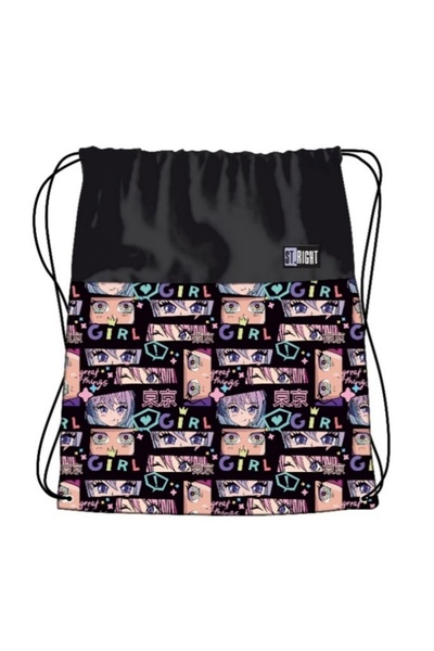 MC Micostore Rucsac cu snur pentru copii St.Majewski St.Right Colour Anime, 4...