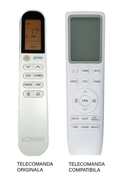 Generic (Unbranded) Telecomanda inlocuitoare compatibila Aer Conditionat BOMA...