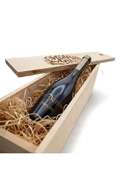Apogeum Pachet Cadou Cutie Lemn Personalizata Vin Rosu Feteasca Neagra 13.5%,...