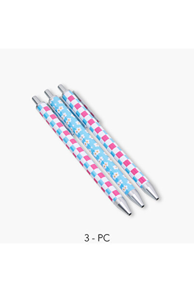 Lifestyle Ball Pen with Print - Set of 3