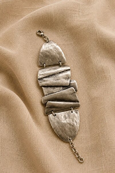 Clandestino Bohemian Layered Bracelet Silver Color