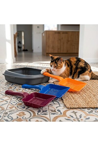 kedi tuvalet kumu küreği
