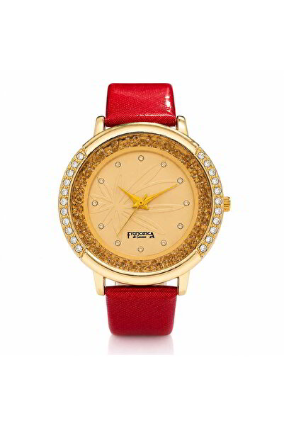 Watch Ceas pentru femei, Casual, Francesca di Geneva, Rosu, FF436