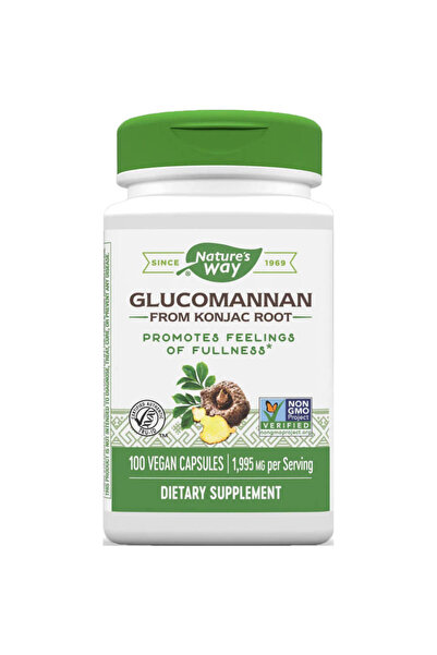 Nature's Way Glucomannan 665 Mg 100 Capsules