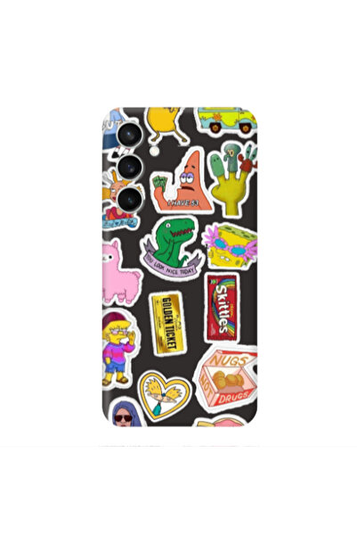 Other Samsung S24 Plus best cartoons Black Colored Silicone TPU Θήκη