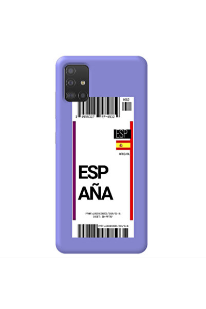 Other Samsung A71 Espana Arrival Purple Colored Silicone TPU Θήκη