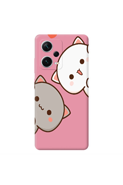 Other Xiaomi Poco X5 We are here Pink Colored Silicone TPU Θήκη