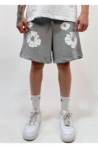zaee D.Tears Printed Oversize Shorts