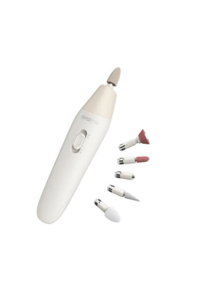 oraimo Tipsy 6 Nail Drills 2 Speed Dual Rotation Manicure Set - White