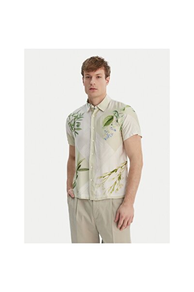 Guess Cămașă bărbătească M6GH81W2063 Verde