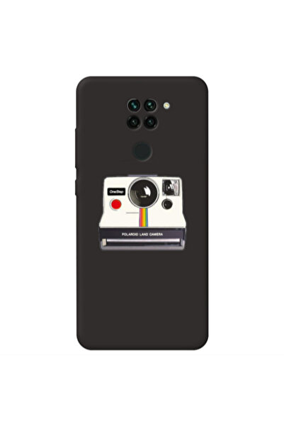 Other Xiaomi Redmi Note 9 Polaroid land camera Black Colored Silicone TPU Θήκη