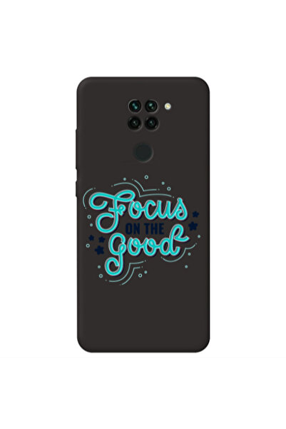 Other Xiaomi Redmi Note 9 Focus On The Good Black Colored Silicone TPU Θήκη