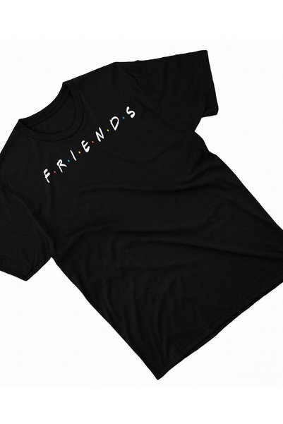 Generic The World of Fashion High-Quality Printed Cotton T-Shirt with the Design of the Tv Series Friends
