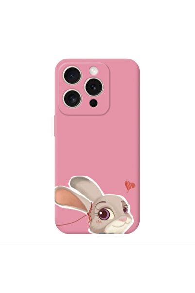 Other Apple Iphone 16 Pro Valentines 16 Pink Colored Silicone TPU Θήκη