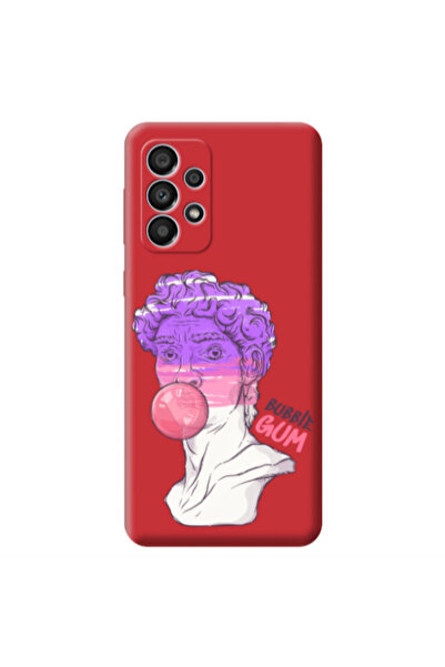 Other Samsung A53 Pin Bubble Red Colored Silicone TPU Θήκη