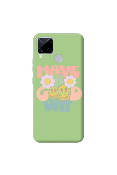 Other Realme C25S Have A Good day Light Green Colored Silicone TPU Θήκη