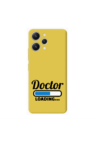Other Xiaomi Redmi 12 Doctor Loading Yellow Colored Silicone TPU Θήκη