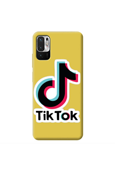 Other Xiaomi Redmi Note 10 Pro 5G Tik Tok Yellow Colored Silicone TPU Θήκη