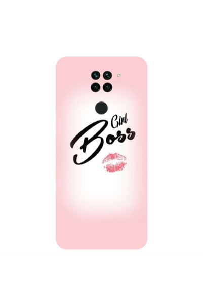 Other Xiaomi Redmi Note 9 Girl boss kiss Transparent Silicone TPU Θήκη