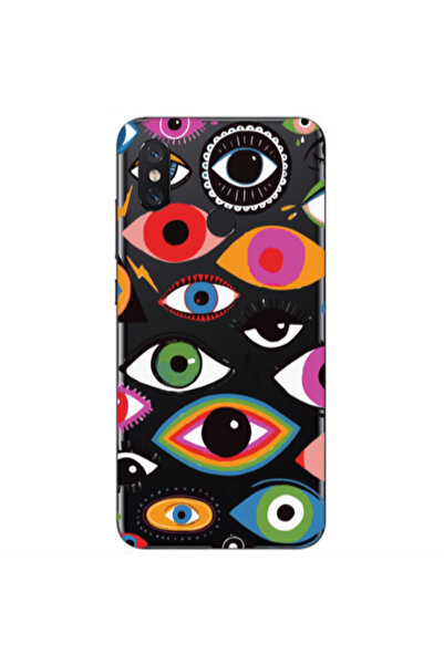 Other Xiaomi Mi 8 Colorful eyes Transparent Silicone TPU Θήκη