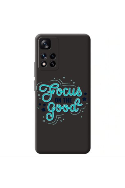 Other Xiaomi Redmi Note 11 Pro 5G Focus On The Good Black Colored Silicone TP...