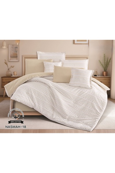 Red Rose Nefren Summer 100% Cotton 8-Piece Bedspread Set Luxury and Elegance ...