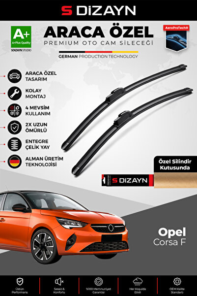 S Dizayn S-Dizayn Opel Corsa F Ön Cam Silecek Seti 2019 Üzeri Premium Araca Ö...
