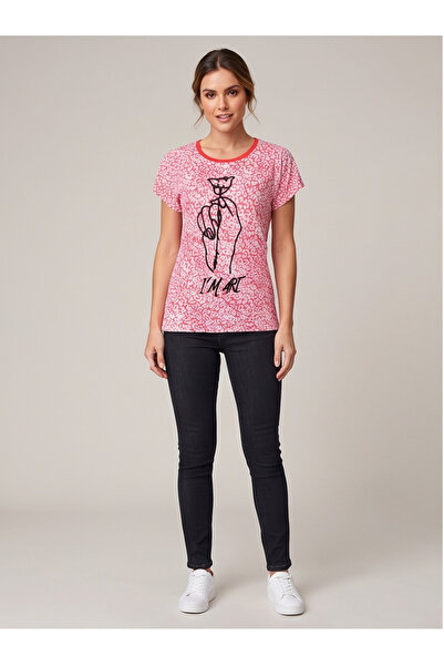 gökçesu Women's Relaxed Cut T-shirt
