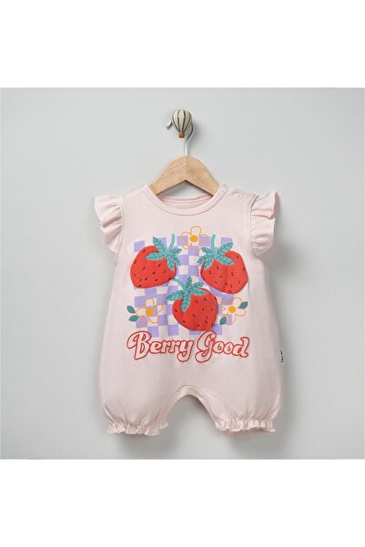 mandalinsbaby Strawberry Baby Girl Rompers